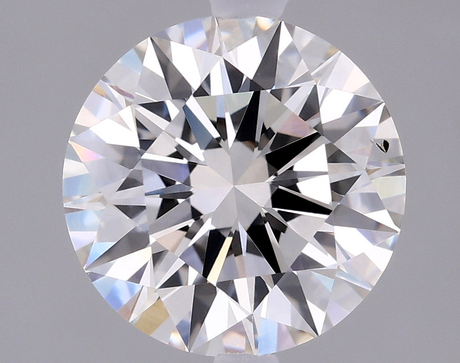 2.04 carat round F VS2 IGI certified lab grown diamond