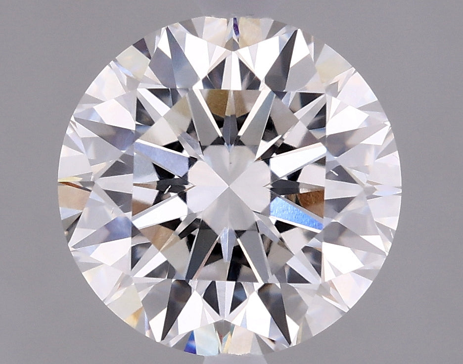 2.06 carat round F VS2 IGI certified lab grown diamond