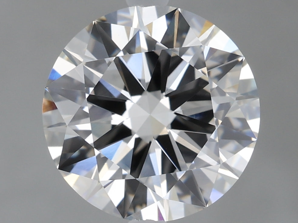 2.01 carat round F VVS2 IGI certified lab grown diamond
