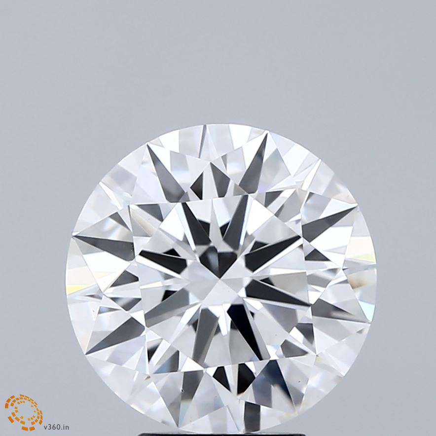 4.09 CT Round lab grown diamond, F VS1, IGI certified