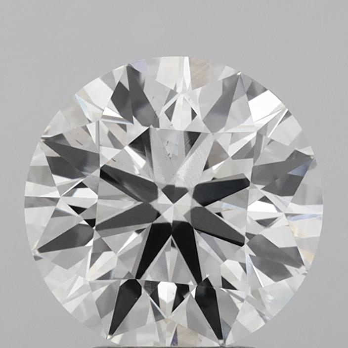 3.14 carat round F VS2 IGI certified lab grown diamond