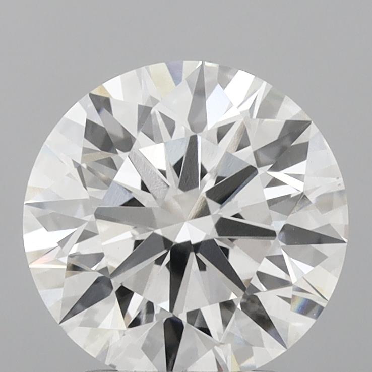 3.47 carat round G VVS2 IGI certified lab grown diamond