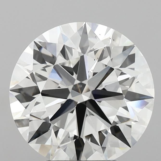 4.03 CT Round lab grown diamond, F VS2, IGI certified