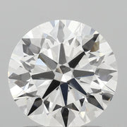 1.56 carat round E VVS1 IGI certified lab grown diamond