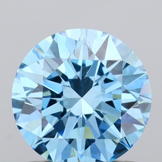 1.06 carat round Fancy Vivid Blue VS1 IGI certified lab grown diamond