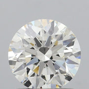 1.07 carat round F VVS1 IGI certified lab grown diamond