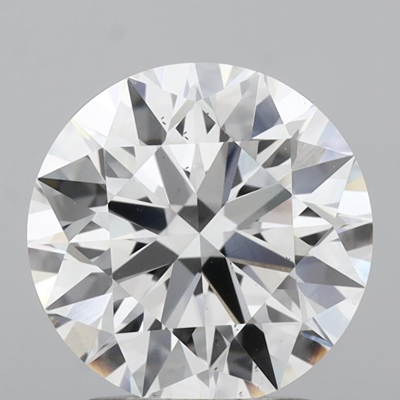 2.05 carat round F VS2 IGI certified lab grown diamond