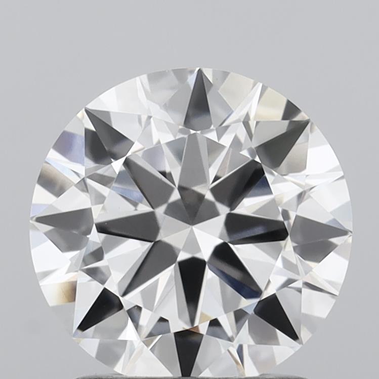 1.41 carat round F VVS2 IGI certified lab grown diamond