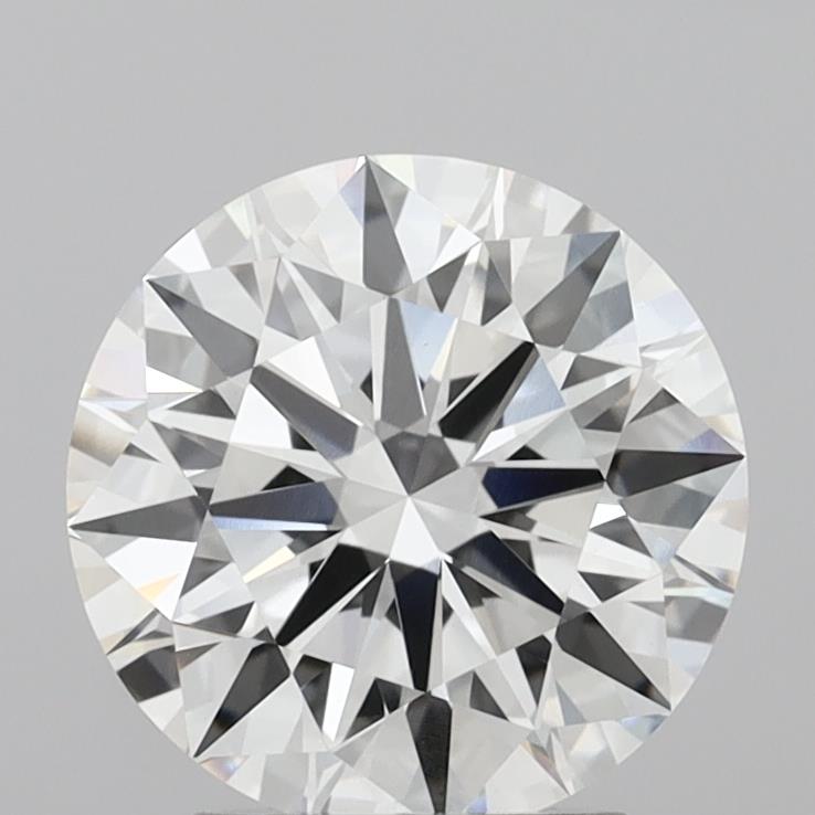 3.03 carat round F VVS2 IGI certified lab grown diamond
