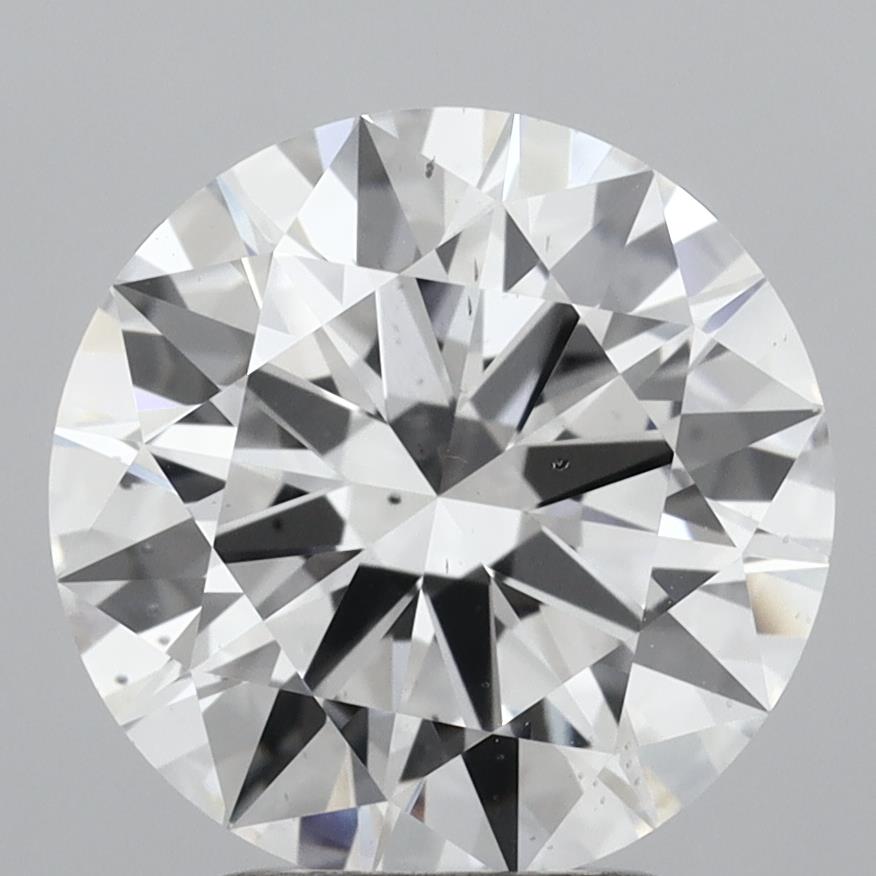 3.14 carat round E VS2 IGI certified lab grown diamond