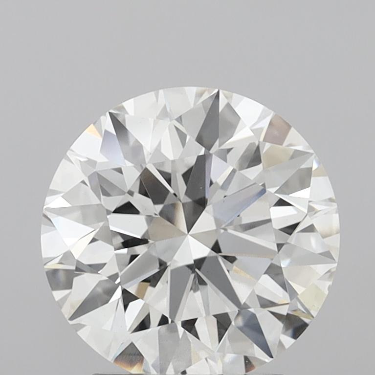3.02 carat round F VS1 IGI certified lab grown diamond