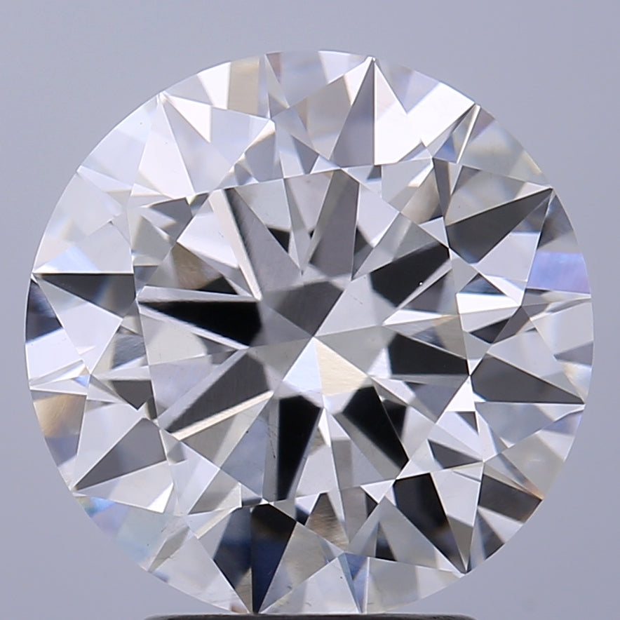 3.07 carat round E VS2 IGI certified lab grown diamond