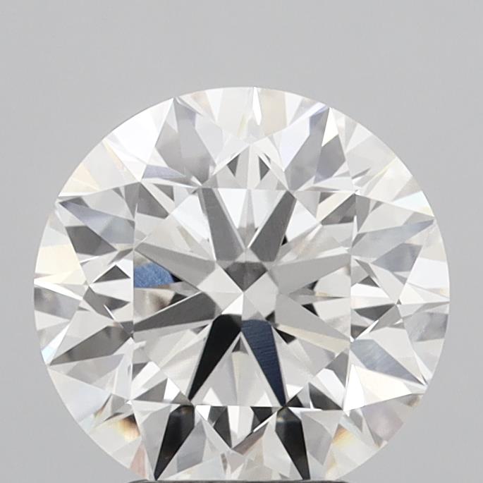 3.11 carat round F VVS2 IGI certified lab grown diamond