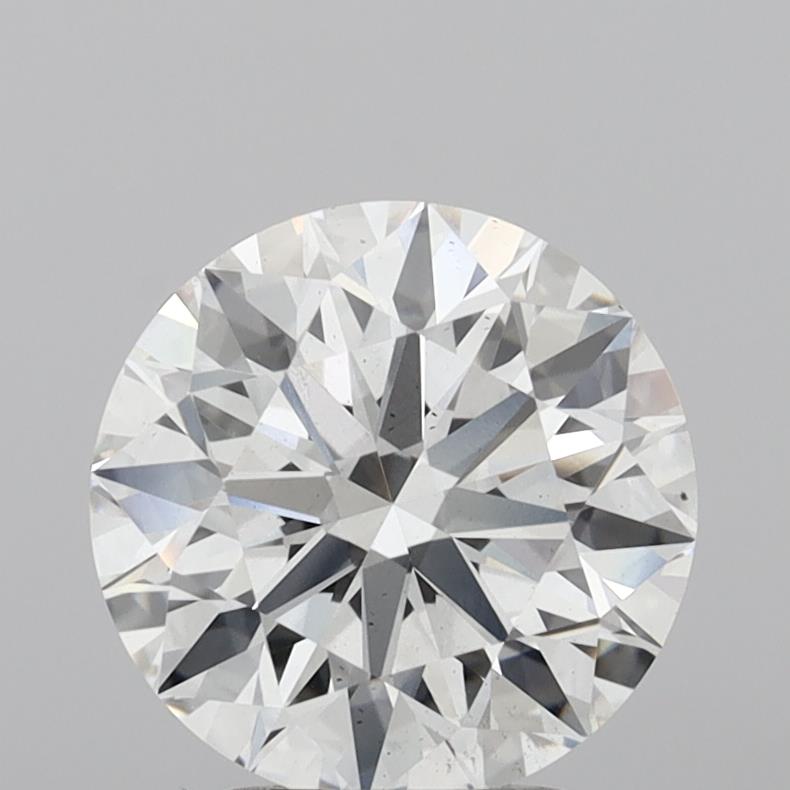 3.05 carat round F VS2 IGI certified lab grown diamond