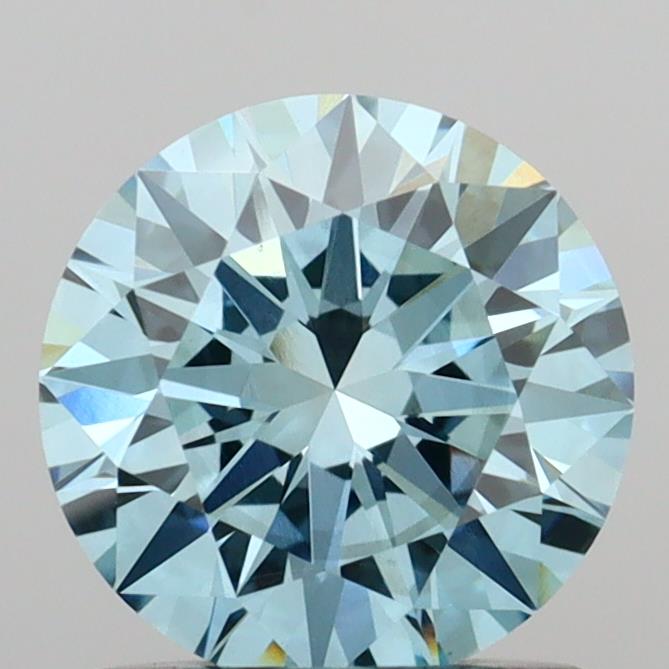 1.04 carat round Fancy Intense Blue VS1 IGI certified lab grown diamond