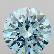 1.04 carat round Fancy Intense Blue VS1 IGI certified lab grown diamond