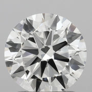1.40 carat round F VVS2 IGI certified lab grown diamond