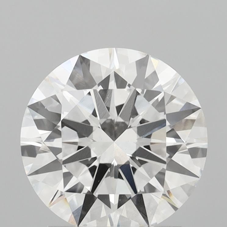2.01 carat round E VVS2 IGI certified lab grown diamond