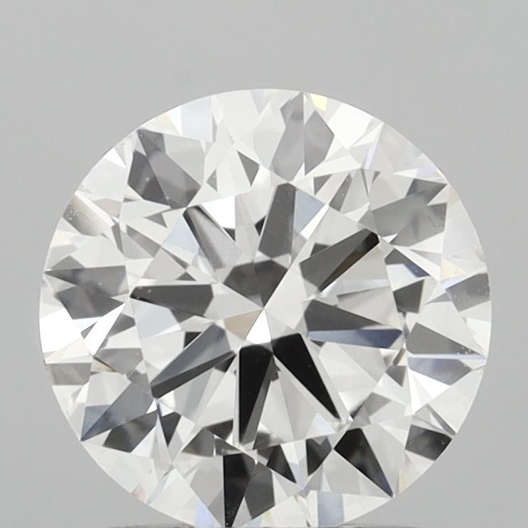 1.50 carat round E VVS2 IGI certified lab grown diamond