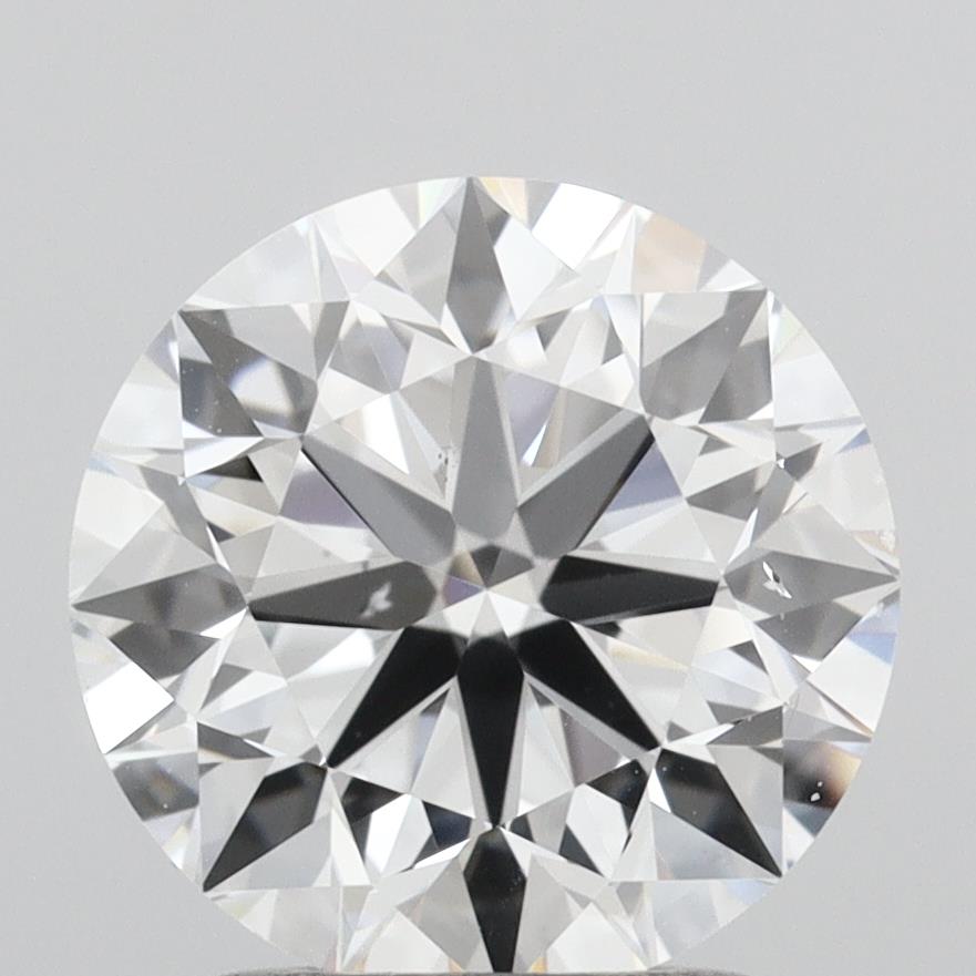 2.01 carat round E VS2 IGI certified lab grown diamond