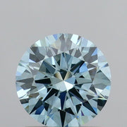 1.05 carat round Fancy Vivid Blue VS1 IGI certified lab grown diamond