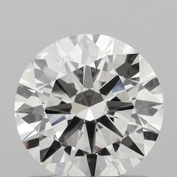 1.01 carat round F VVS2 IGI certified lab grown diamond