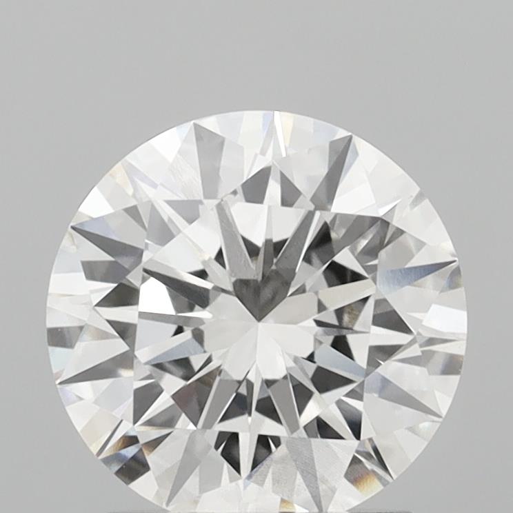 2.01 carat round E VVS2 IGI certified lab grown diamond