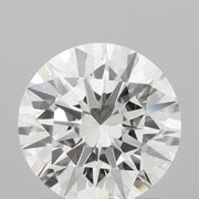 2.01 carat round E VVS2 IGI certified lab grown diamond