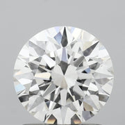 1.26 carat round F VVS1 IGI certified lab grown diamond
