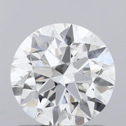 1.05 carat round F VVS1 IGI certified lab grown diamond