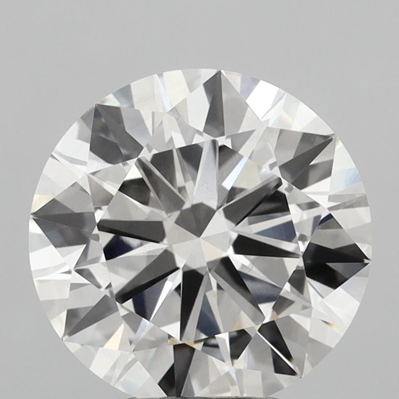 4.06 carat round F VS2 IGI certified lab grown diamond