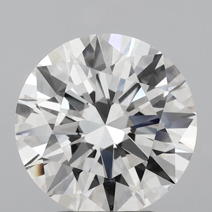 3.06 carat round F VS2 IGI certified lab grown diamond