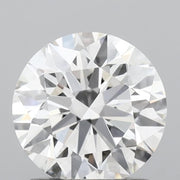 1.08 carat round F VVS1 IGI certified lab grown diamond