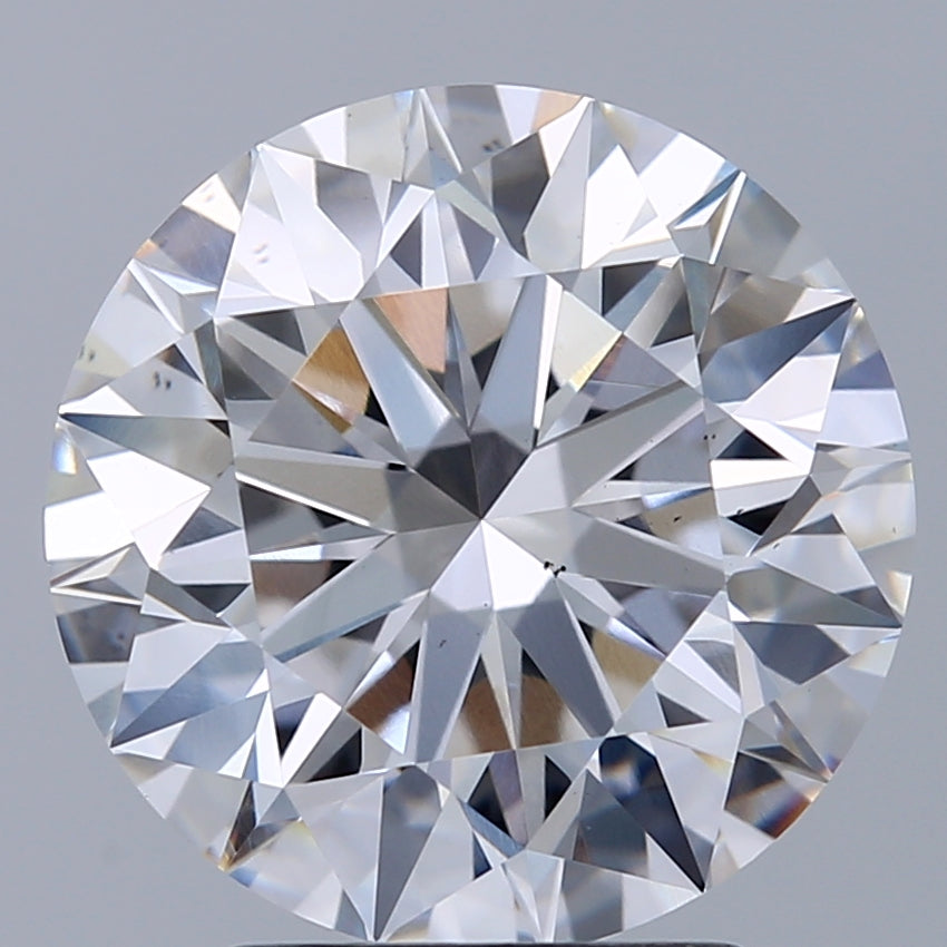3.08 carat round E VS2 IGI certified lab grown diamond
