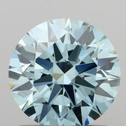 1.03 carat round Fancy Intense Blue VVS2 IGI certified lab grown diamond