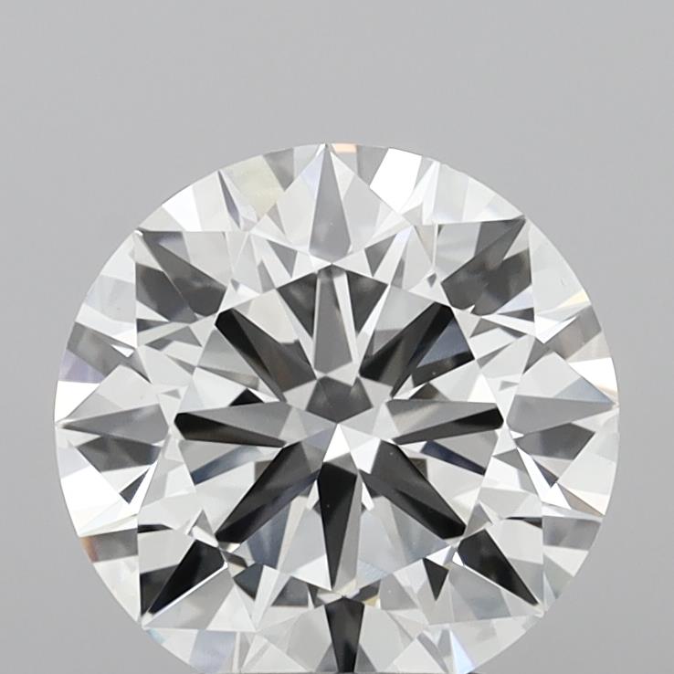 3.00 carat round F VVS2 IGI certified lab grown diamond