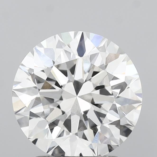 2.01 carat round F VVS1 IGI certified lab grown diamond