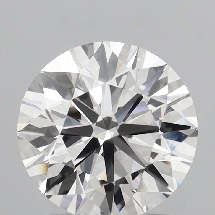 1.49 carat round E VVS2 IGI certified lab grown diamond