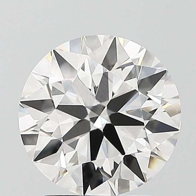 2.01 carat round F VS1 IGI certified lab grown diamond