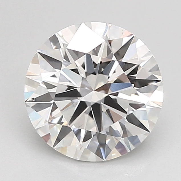 2.03 carat round F VS2 IGI certified lab grown diamond