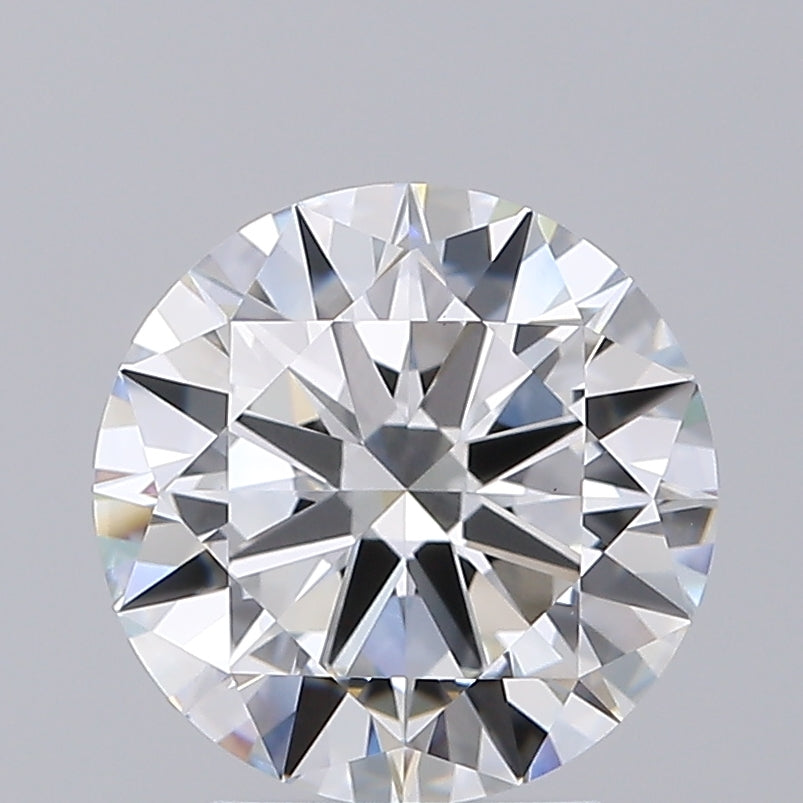 3.02 carat round F VVS2 IGI certified lab grown diamond