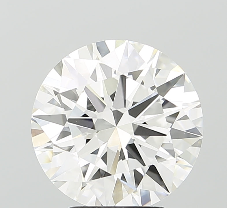 4.02 carat round F VVS2 IGI certified lab grown diamond