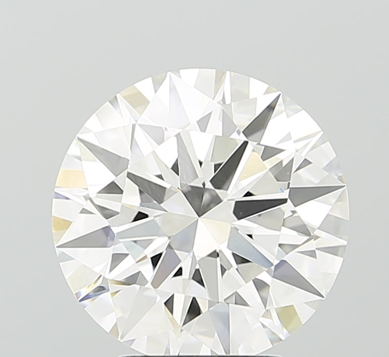 4.03 carat round F VVS2 IGI certified lab grown diamond