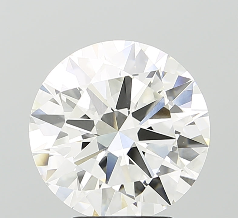 4.02 carat round F VVS2 IGI certified lab grown diamond