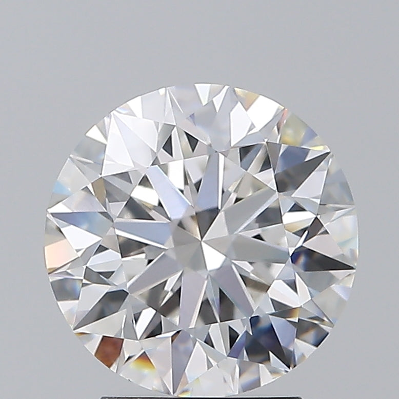 3.04 carat round F VVS2 IGI certified lab grown diamond