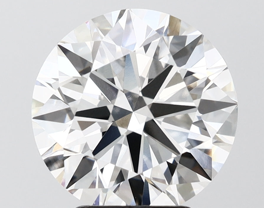 4.06 CT Round lab grown diamond, G VVS2, IGI certified