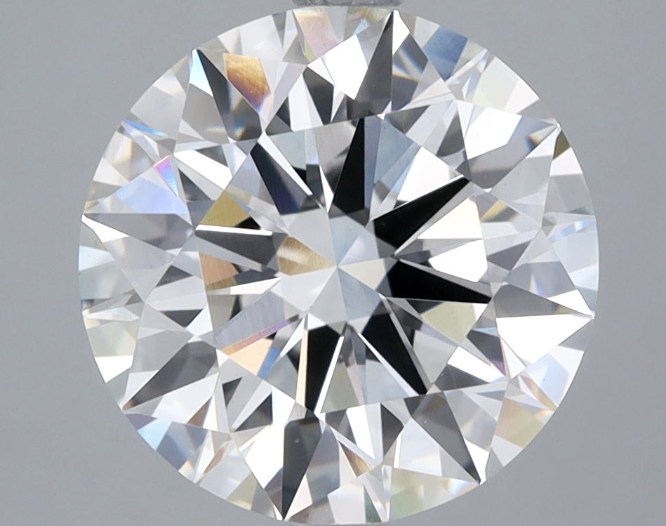 4.06 carat round F VVS2 IGI certified lab grown diamond