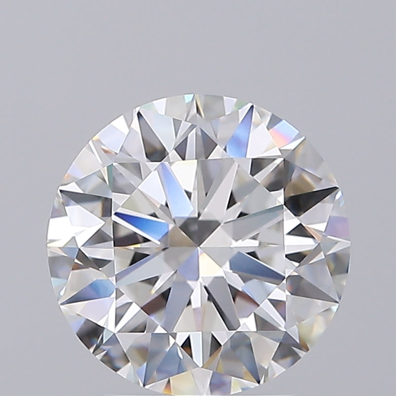 3.06 carat round F VVS2 IGI certified lab grown diamond