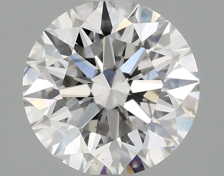 1.56 carat round F VS2 IGI certified lab grown diamond