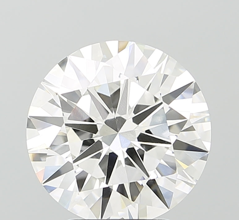 4.02 carat round F VVS2 IGI certified lab grown diamond